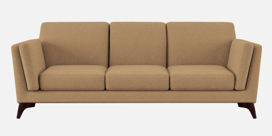 Candy Fabric 3 Seater Sofa In Copper Brown Colour - Febonic Living