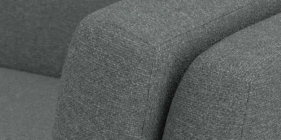 Candy Fabric 3 Seater Sofa In Nimbus Grey Colour - Febonic Living