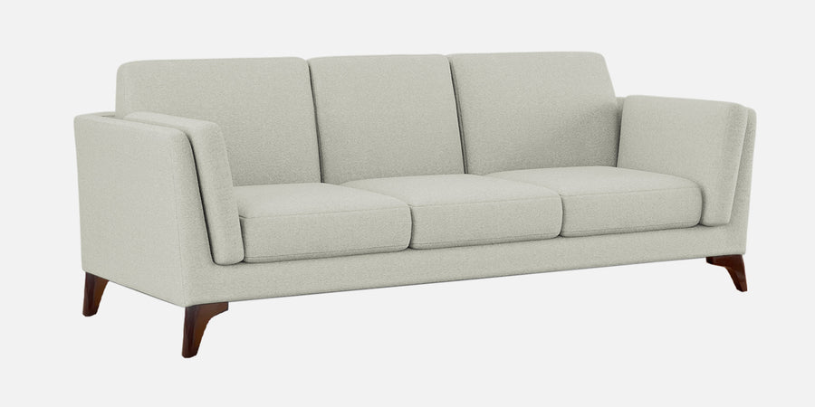 Candy Fabric 3 Seater Sofa In Pearl White Colour - Febonic Living