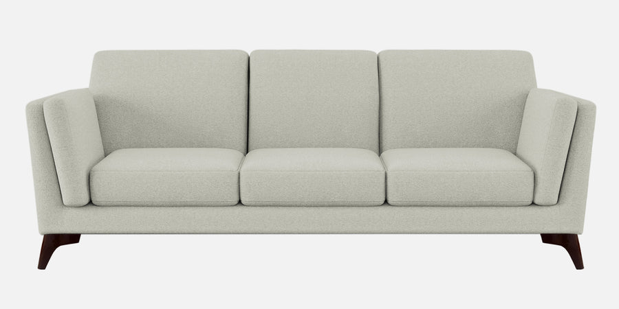 Candy Fabric 3 Seater Sofa In Pearl White Colour - Febonic Living