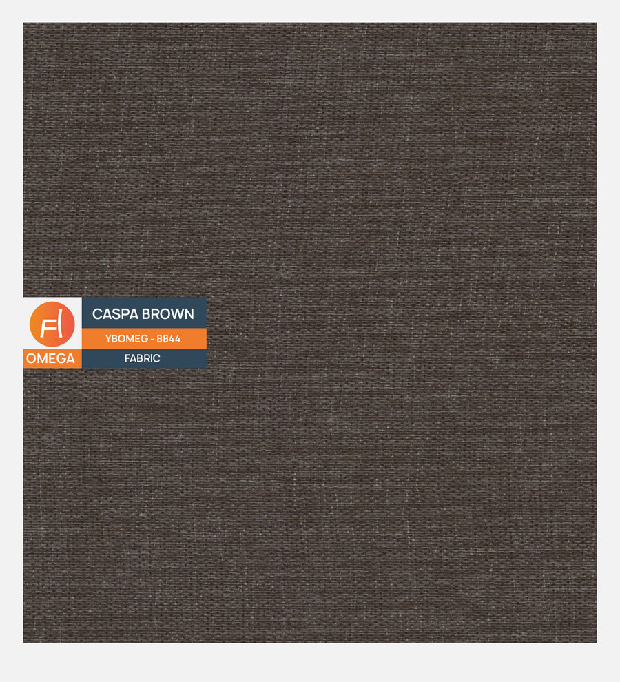 Jute Omega Fabric Caspa Brown 8844 Code by Febonic Living