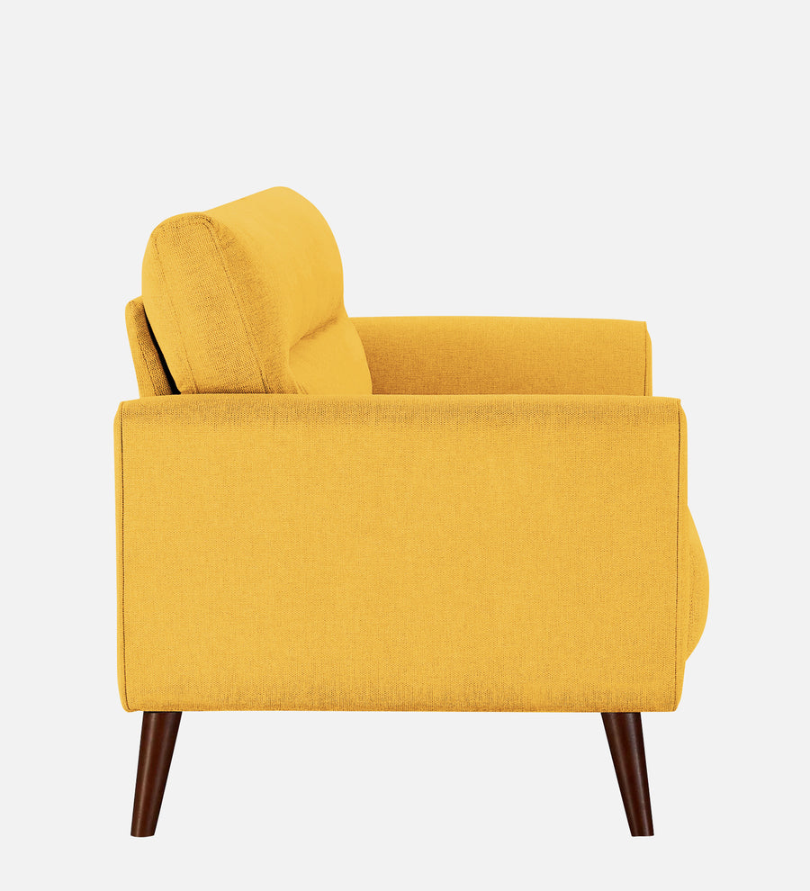 Castro Fabric 1 Seater Sofa In Bold Yellow Colour - Febonic Living