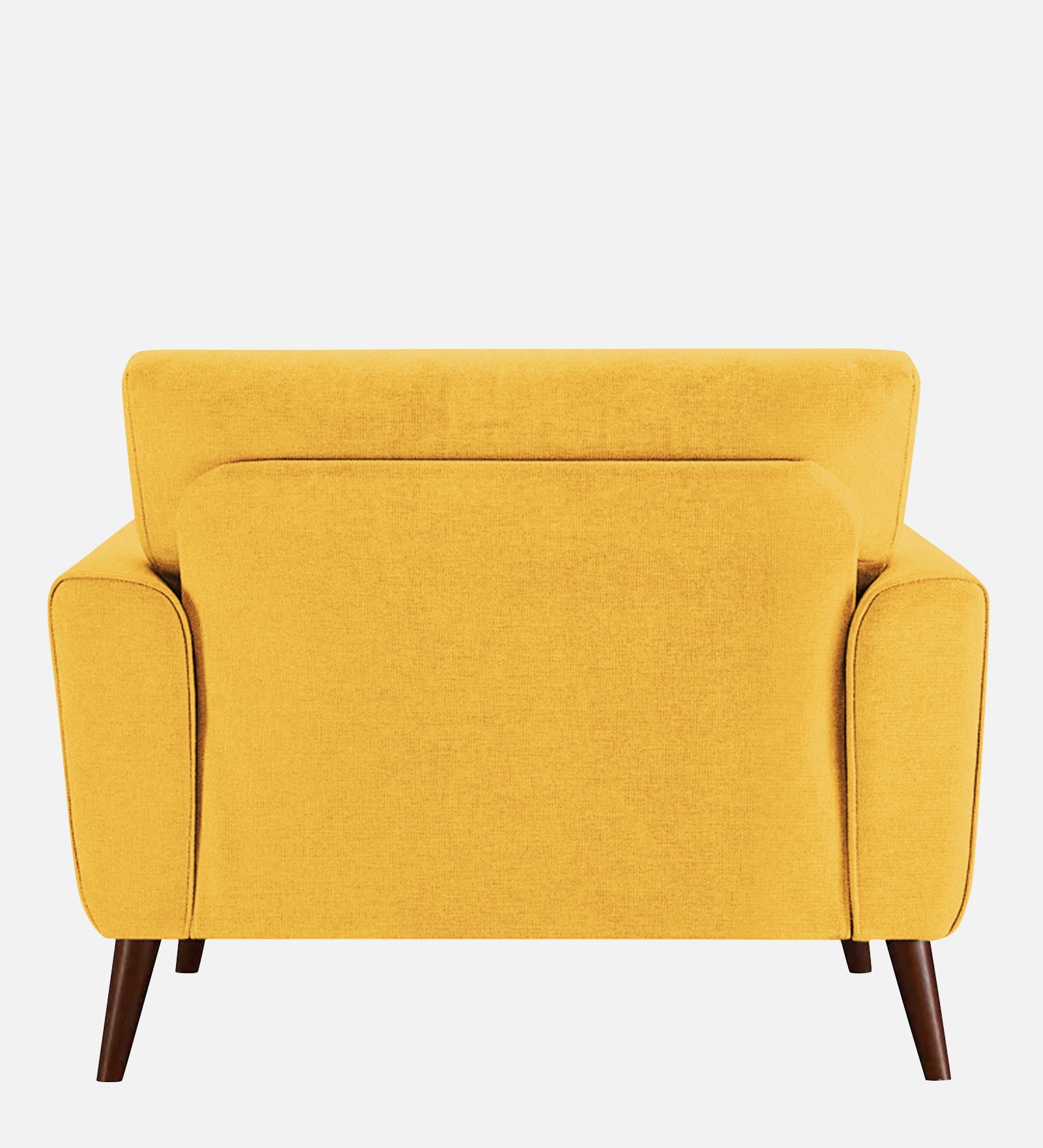 Castro Fabric 1 Seater Sofa In Bold Yellow Colour - Febonic Living