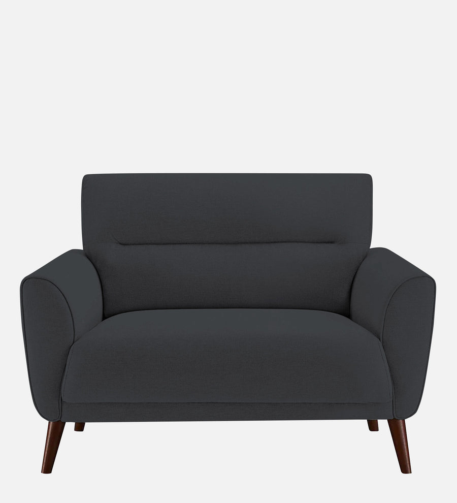 Castro Fabric 1 Seater Sofa In Charcoal Grey Colour - Febonic Living