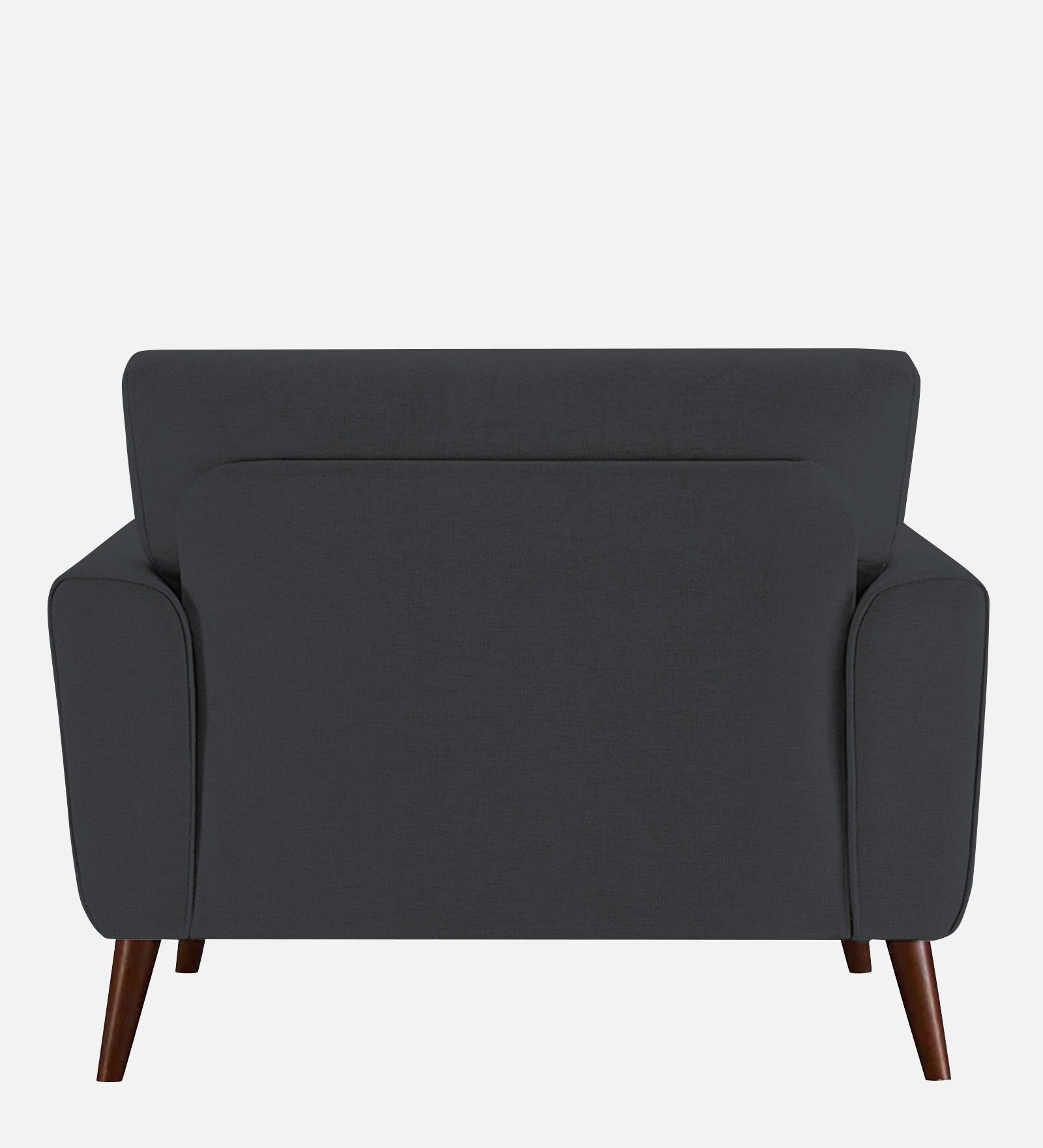 Castro Fabric 1 Seater Sofa In Charcoal Grey Colour - Febonic Living