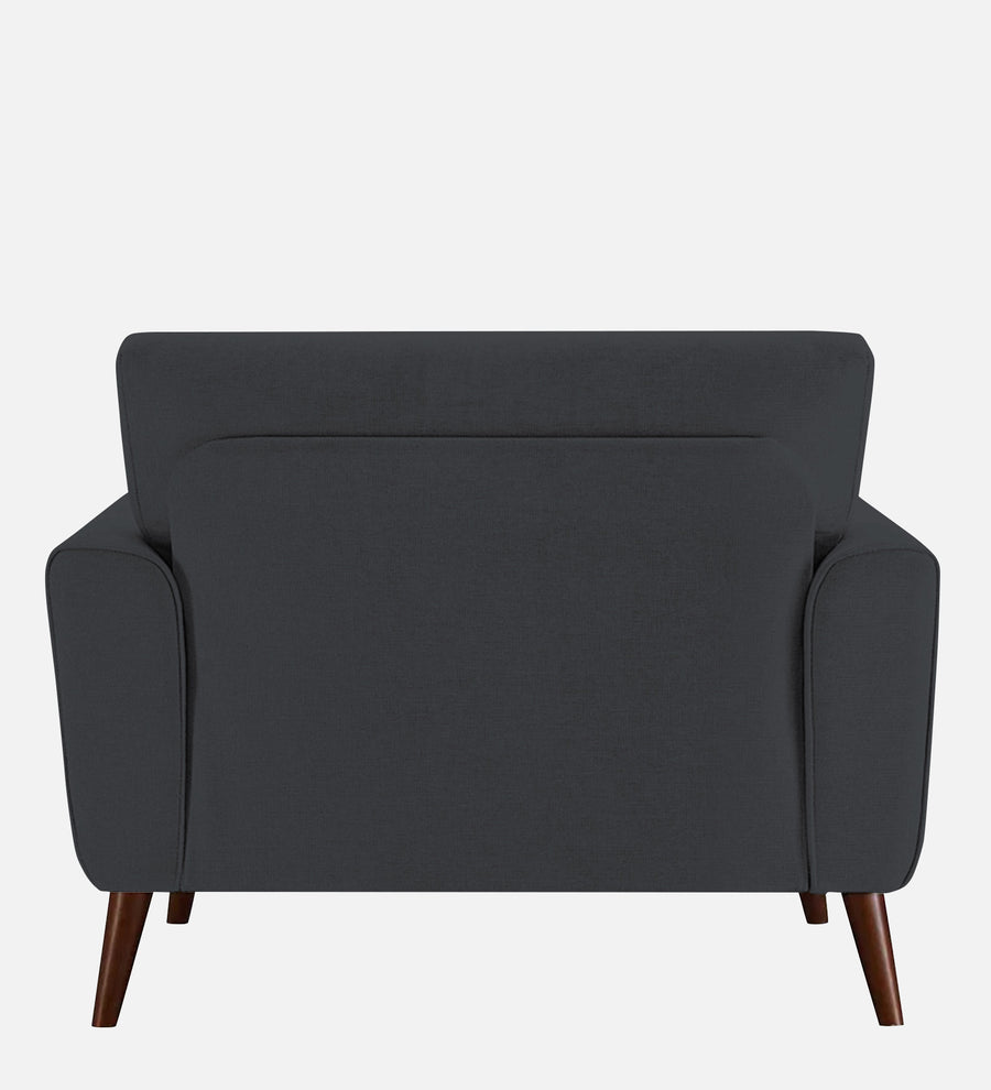 Castro Fabric 1 Seater Sofa In Charcoal Grey Colour - Febonic Living