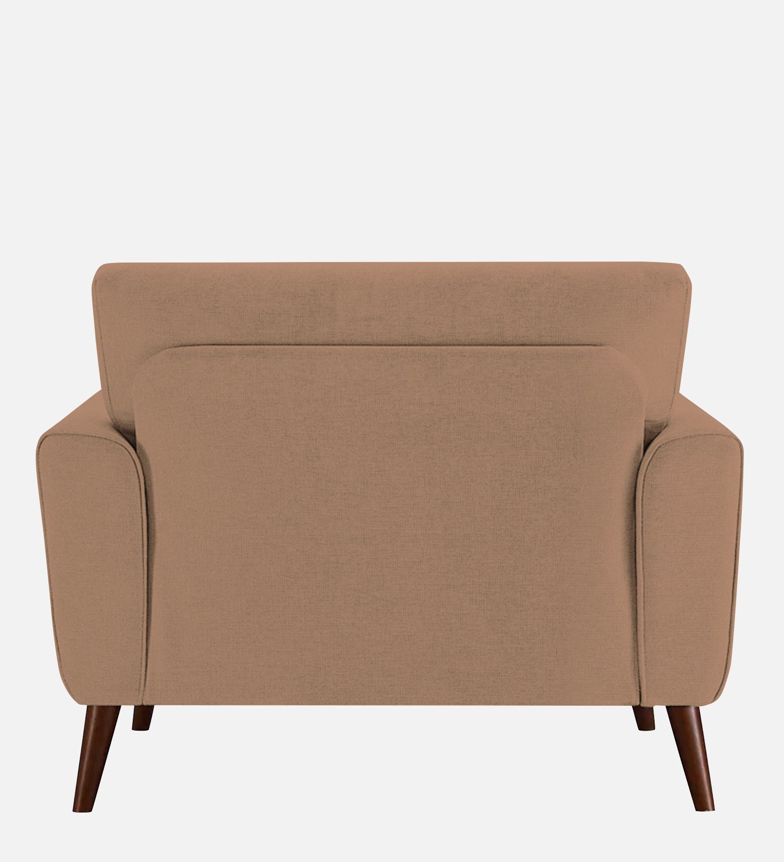 Castro Fabric 1 Seater Sofa In Cosmic Beige Colour - Febonic Living
