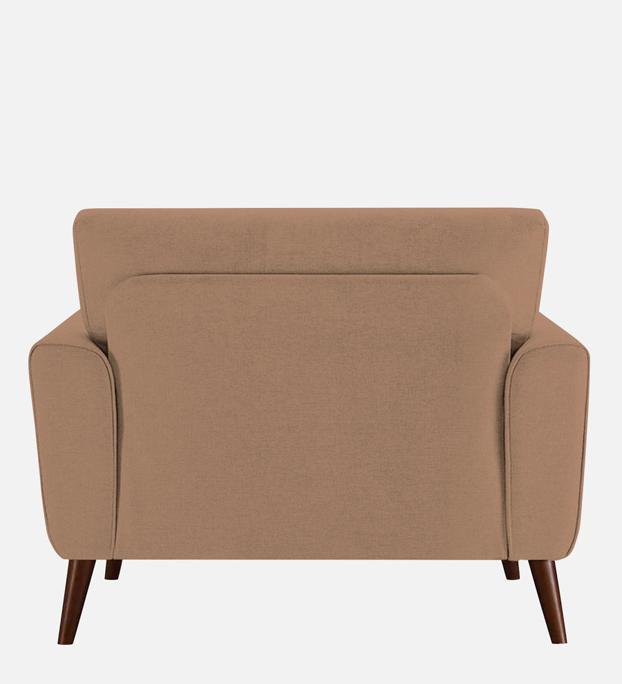 Castro Fabric 1 Seater Sofa In Cosmic Beige Colour - Febonic Living