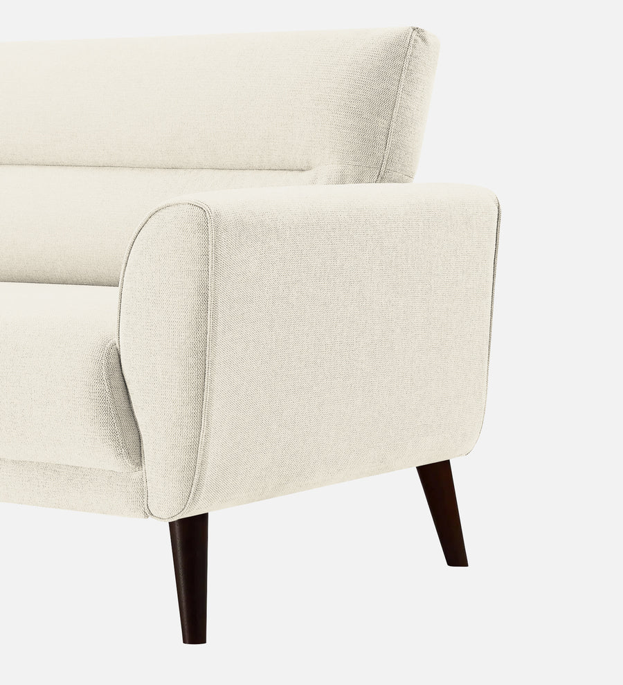 Castro Fabric 1 Seater Sofa In Ivory Cream Colour - Febonic Living