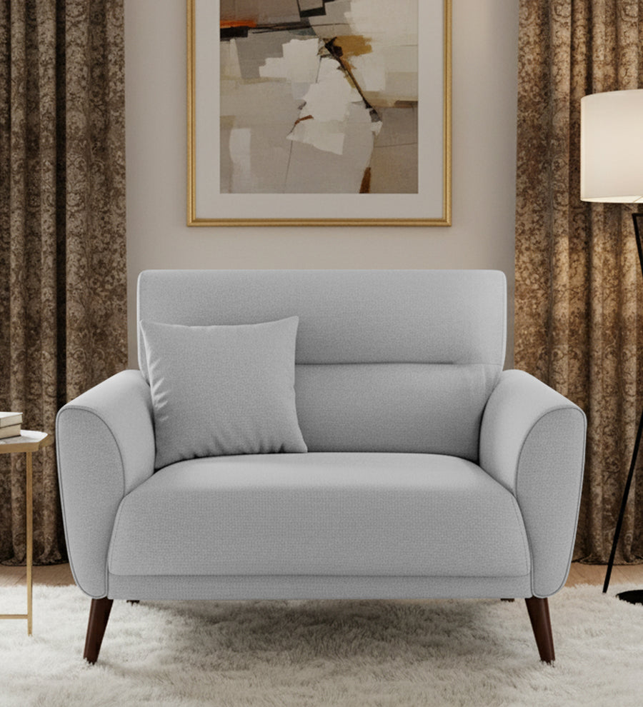 Castro  1 Seater Fabric Sofa - Lit Grey by Febonic Living