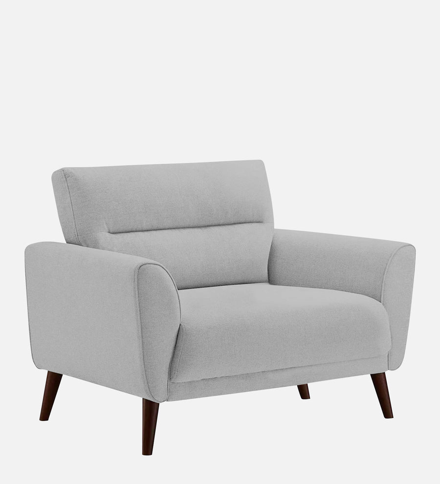 Castro Fabric 1 Seater Sofa In Lit Grey Colour - Febonic Living