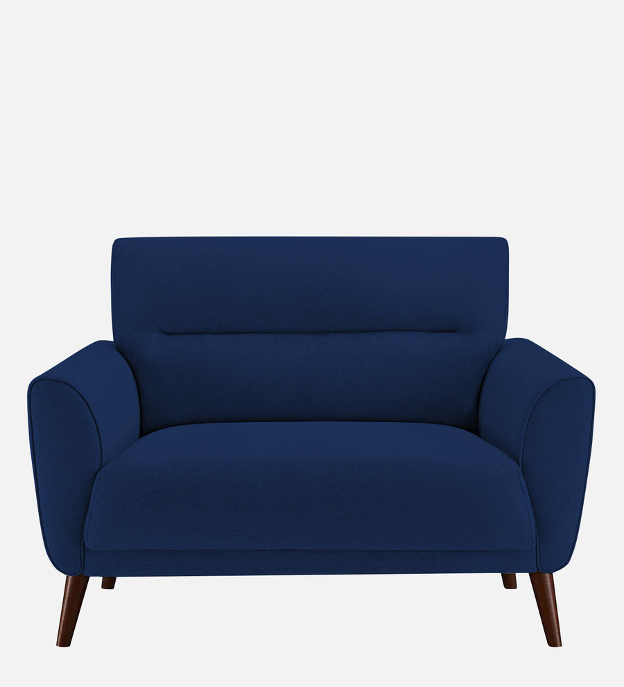 Castro Fabric 1 Seater Sofa In Royal Blue Colour - Febonic Living