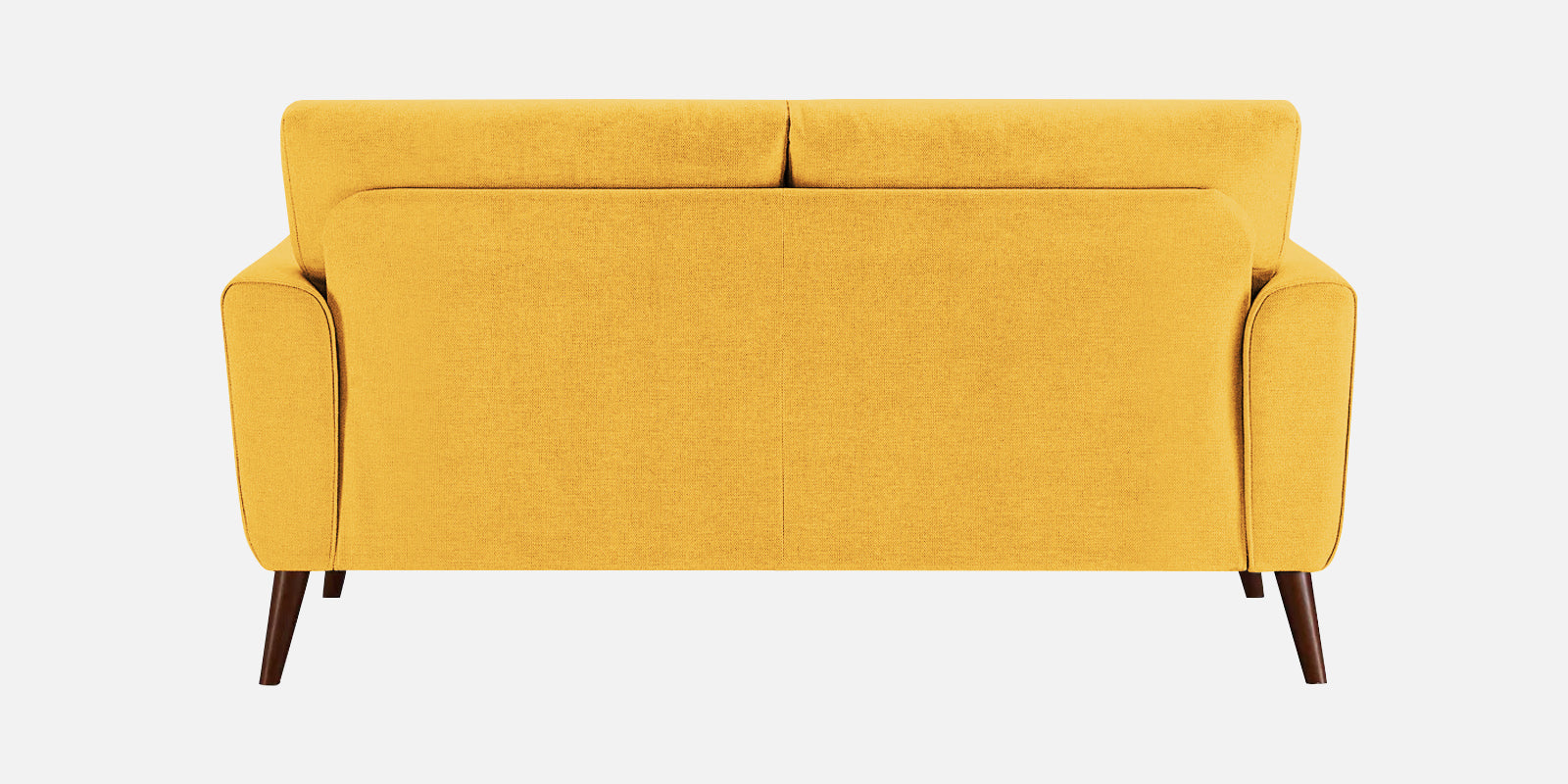 Castro Fabric 2 Seater Sofa In Bold Yellow Colour