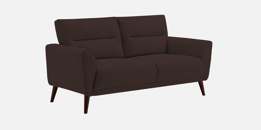 Castro Fabric 2 Seater Sofa In Coffee Brown Colour - Febonic Living