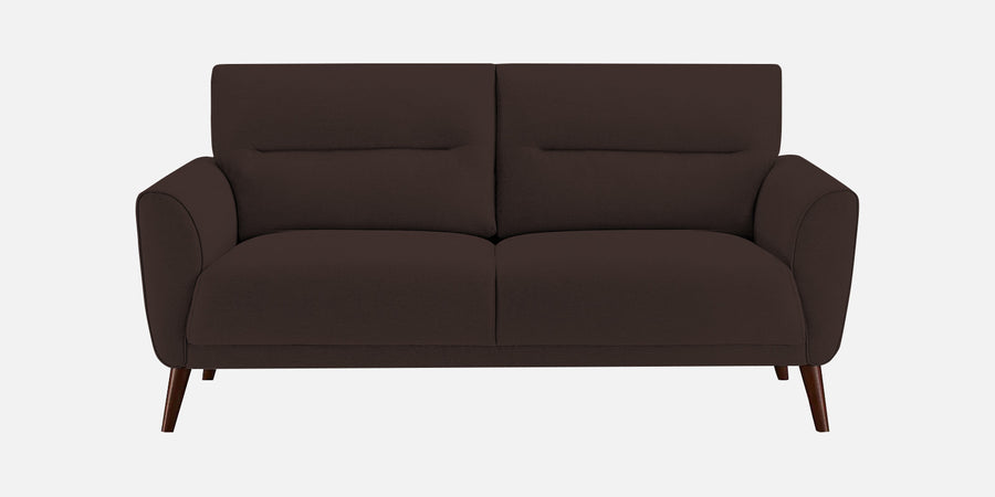 Castro Fabric 2 Seater Sofa In Coffee Brown Colour - Febonic Living
