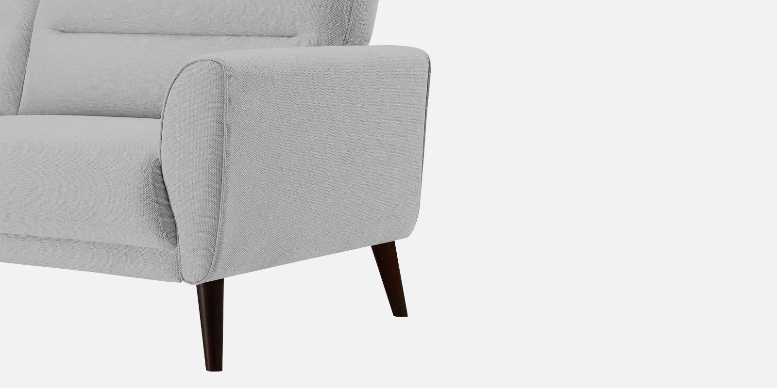 Castro Fabric 2 Seater Sofa In Lit Grey Colour