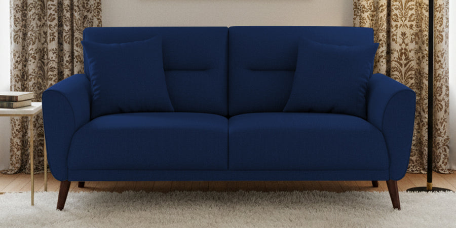 Castro Fabric 2 Seater Sofa In Royal Blue Colour - Febonic Living