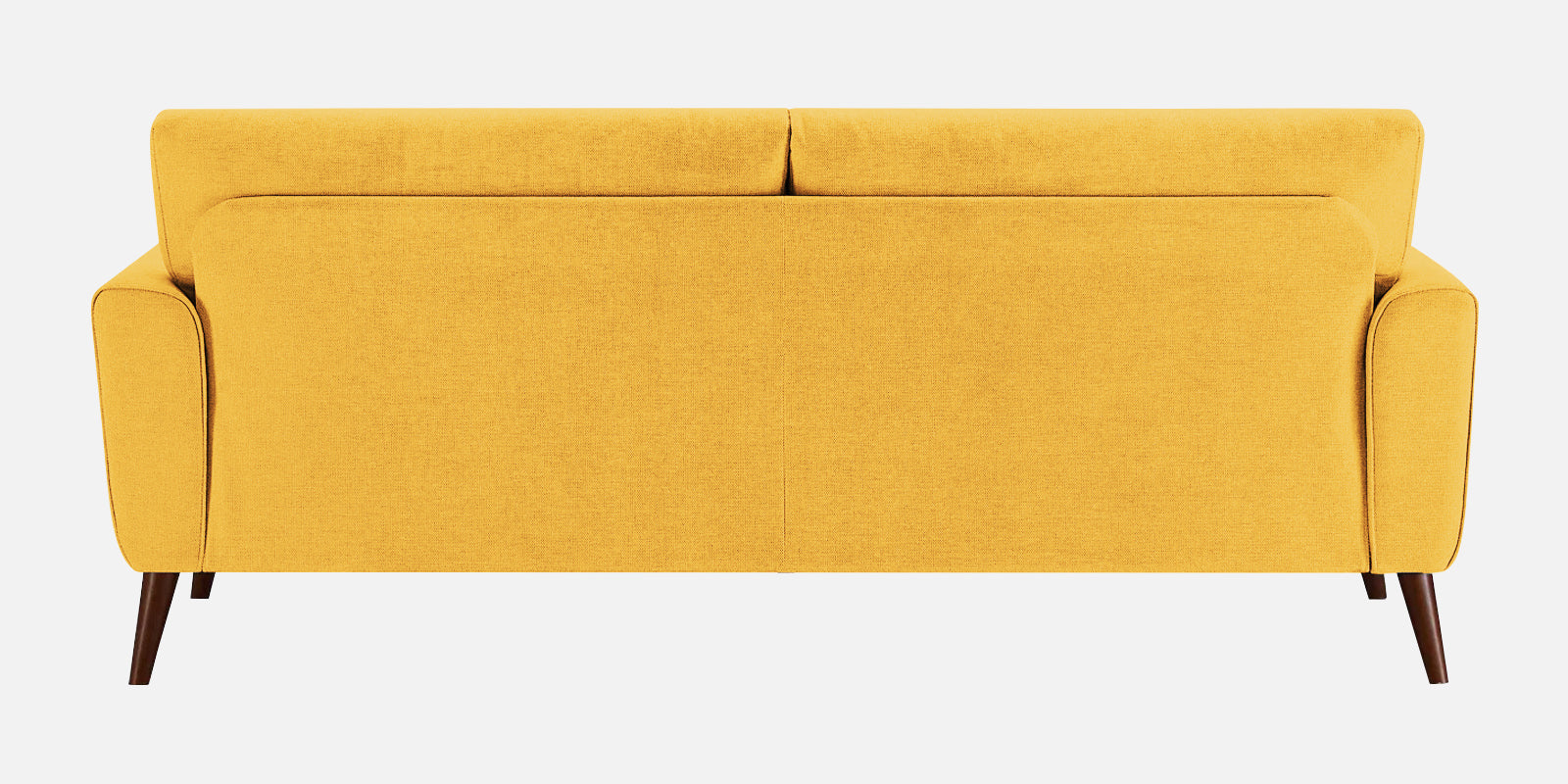 Castro Fabric 3 Seater Sofa In Bold Yellow Colour - Febonic Living