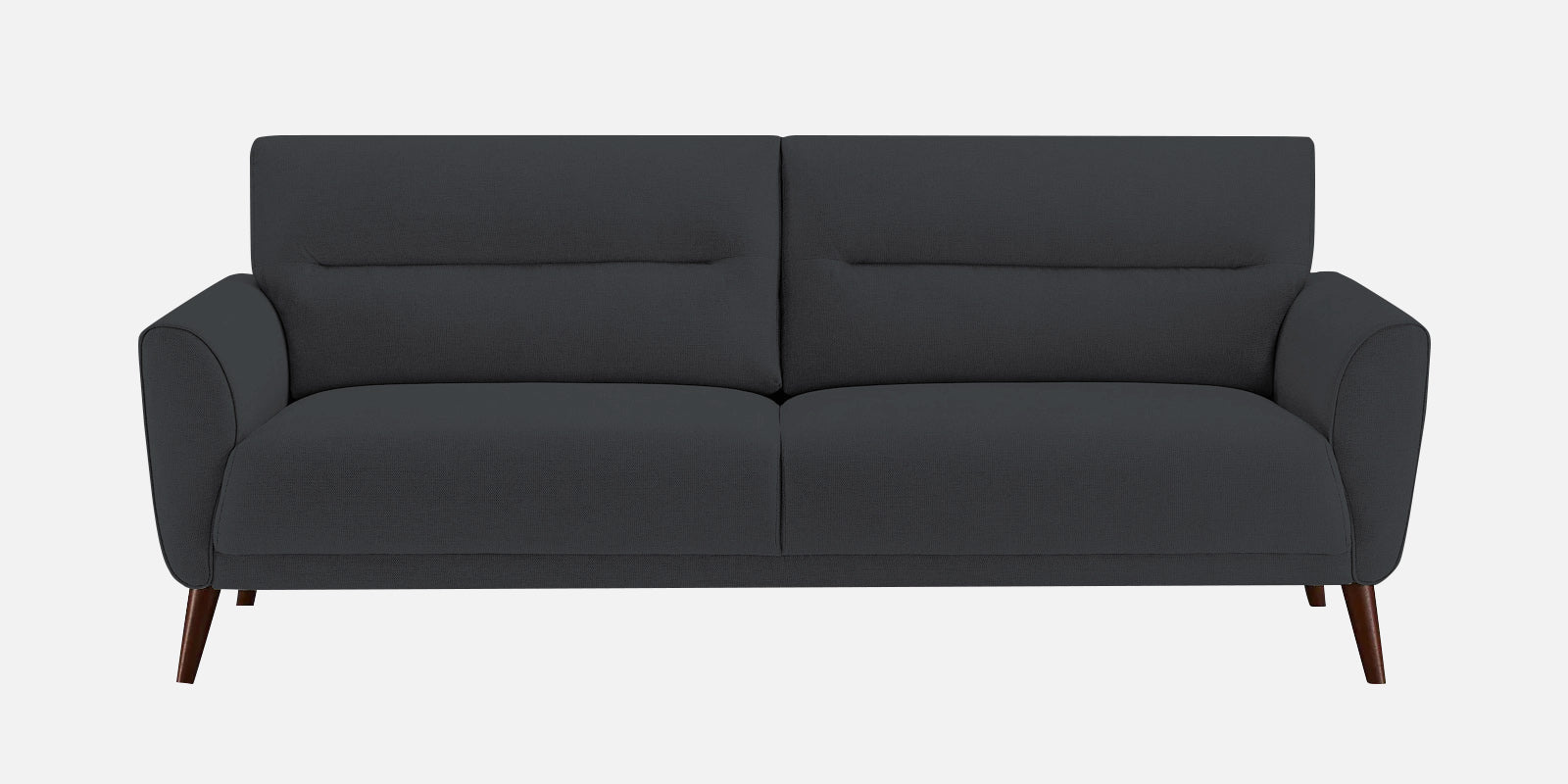 Castro Fabric 3 Seater Sofa In Charcoal Grey Colour - Febonic Living