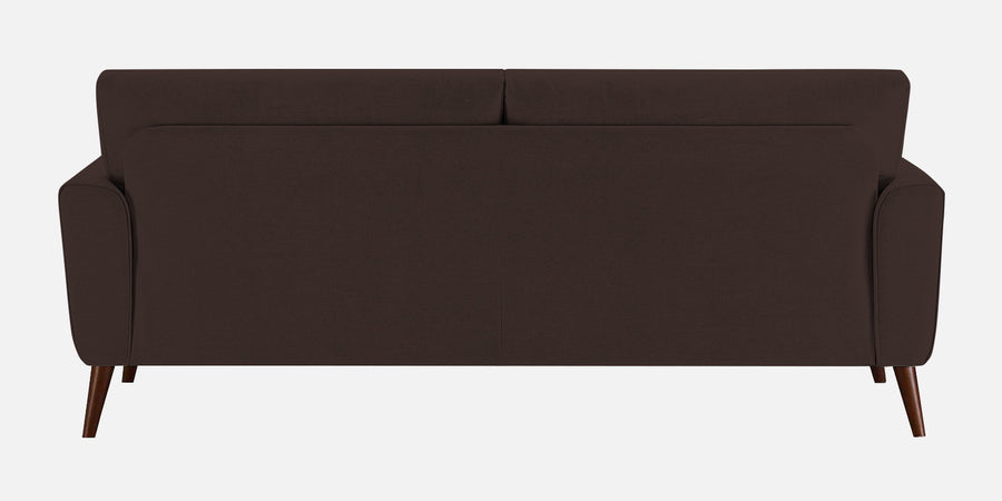 Castro Fabric 3 Seater Sofa In Coffee Brown Colour - Febonic Living