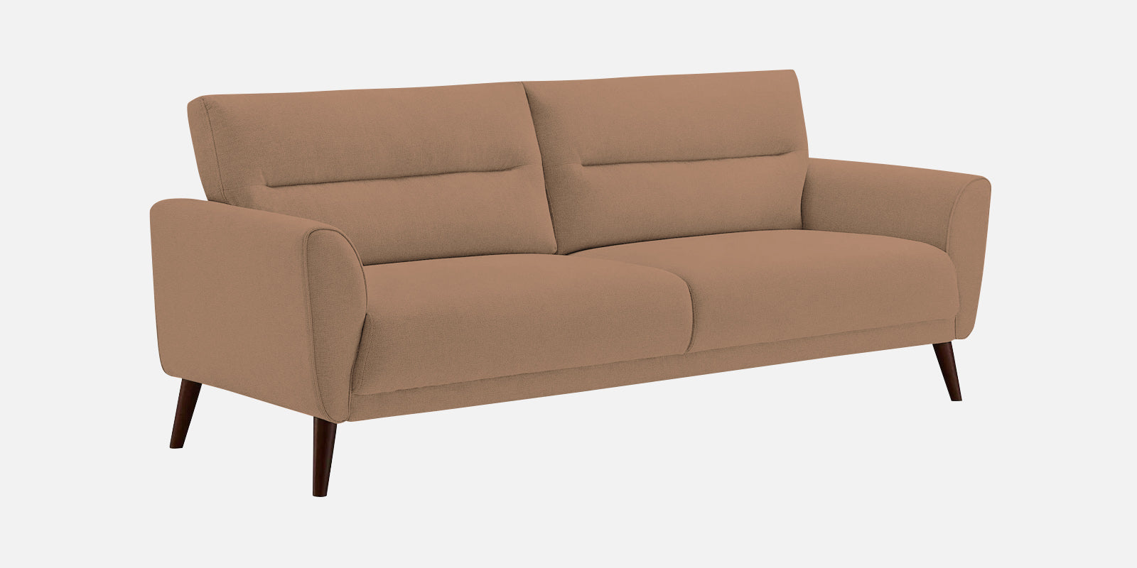 Castro Fabric 3 Seater Sofa In Cosmic Beige Colour