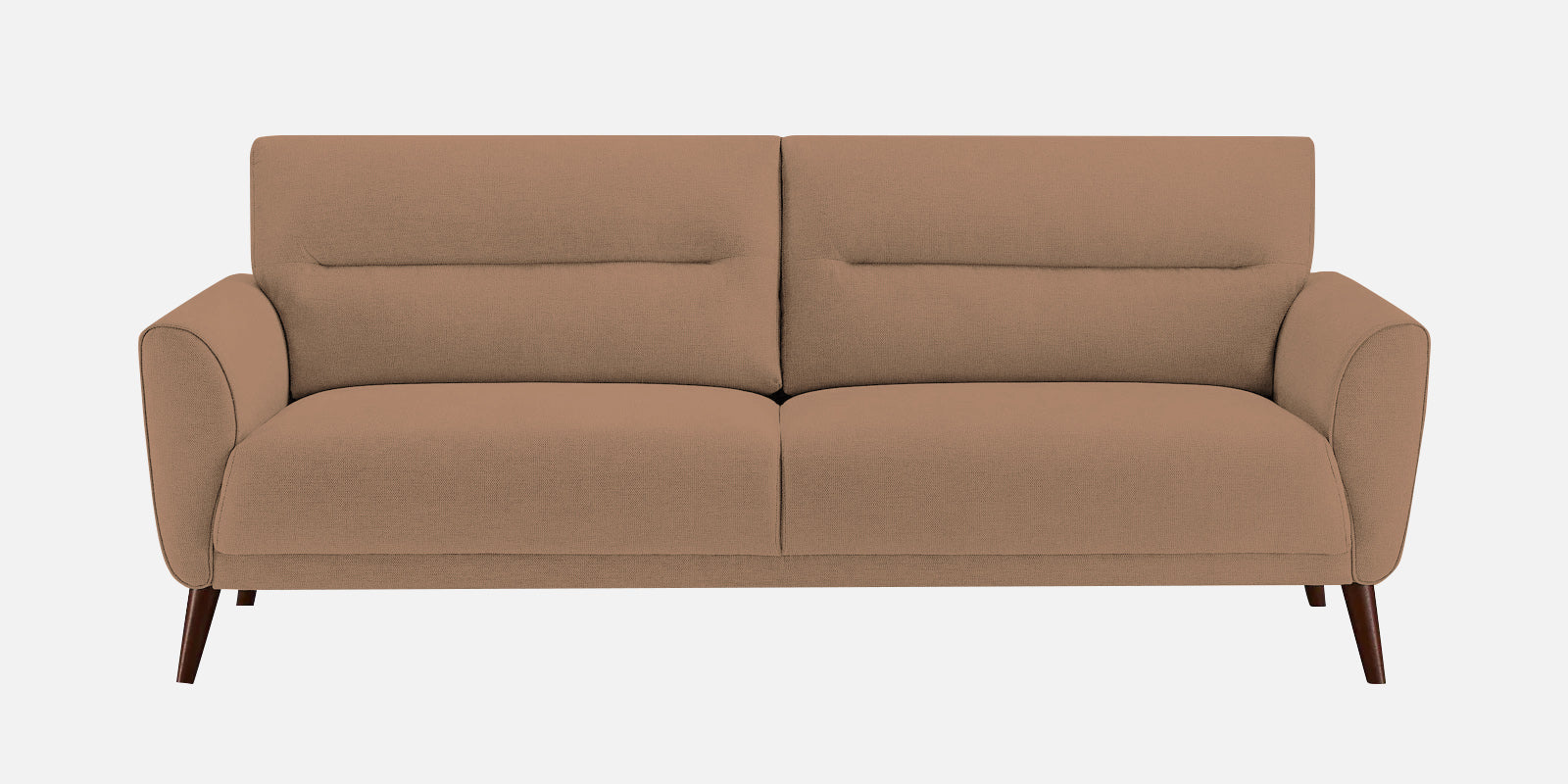 Castro Fabric 3 Seater Sofa In Cosmic Beige Colour
