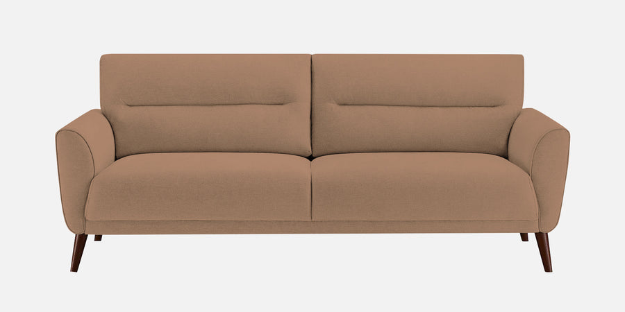 Castro Fabric 3 Seater Sofa In Cosmic Beige Colour - Febonic Living