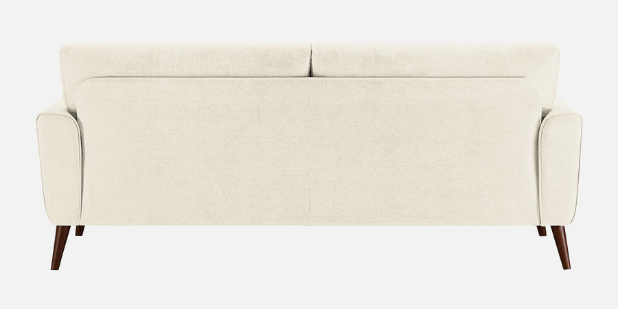 Castro Fabric 3 Seater Sofa In Ivory Cream Colour - Febonic Living