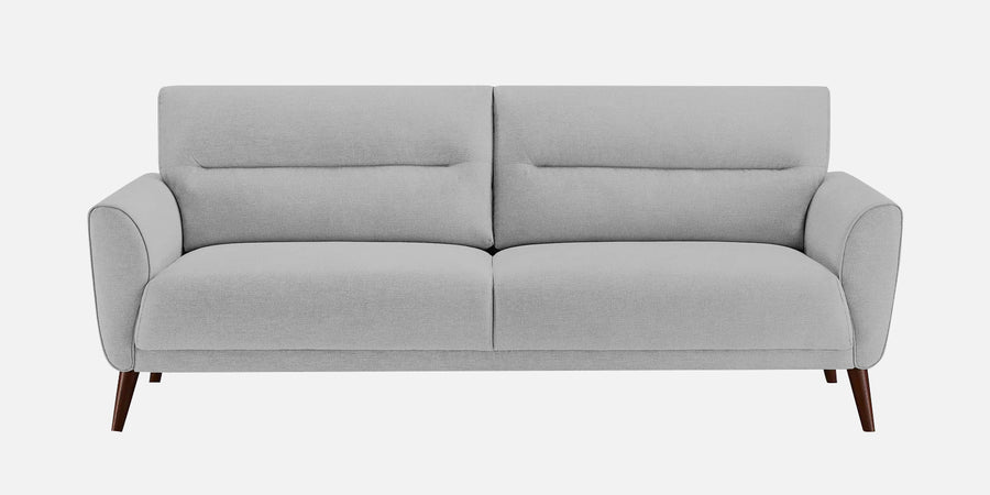 Castro Fabric 3 Seater Sofa In Lit Grey Colour - Febonic Living