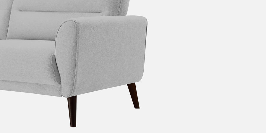 Castro Fabric 3 Seater Sofa In Lit Grey Colour - Febonic Living