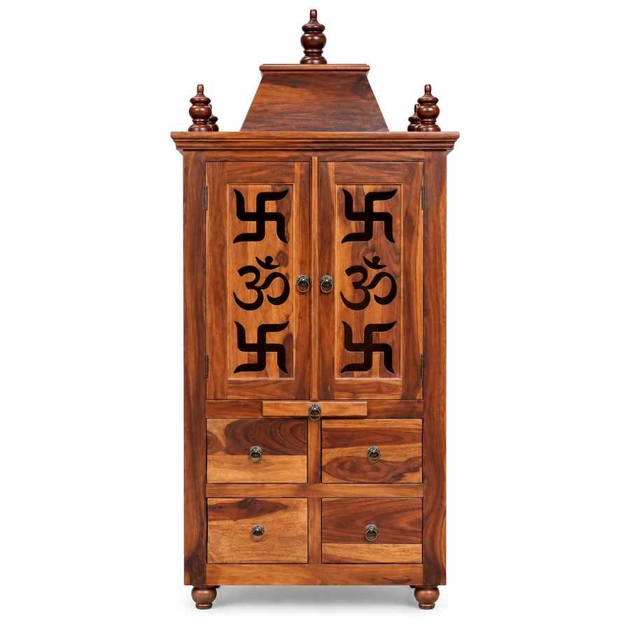 Shree Sheesham Wood Home Temple