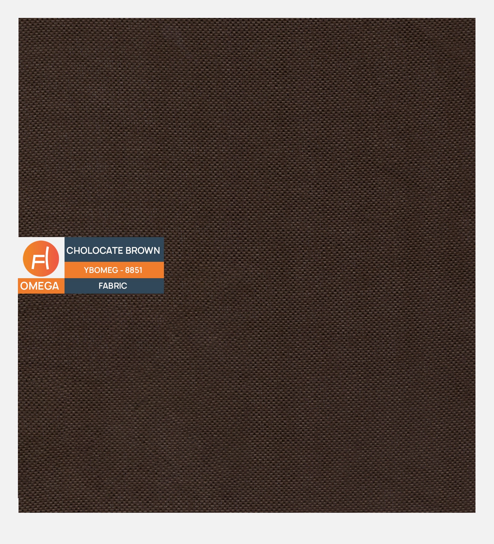 Omega Jute Fabric in Cholocate Brown