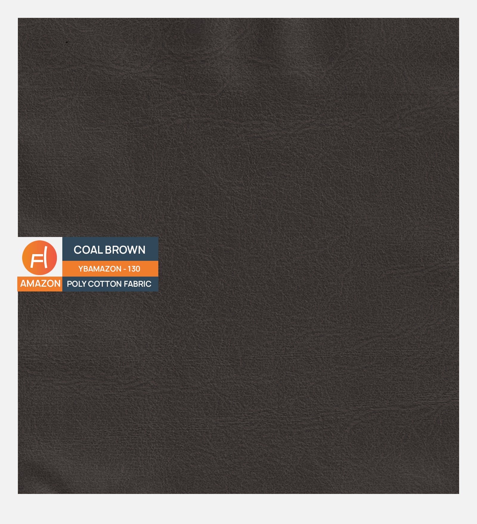 Amazon Fabric in Coal Brown Colour