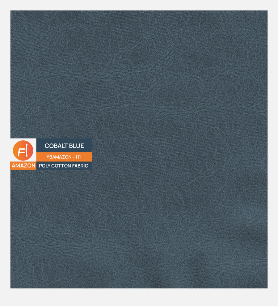 Textured suede Fabric Cobalt Blue 111 Code by Febonic Living