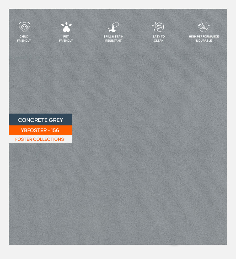 Hairo Velvet 1 Seater Sofa In Concrete Grey Colour - Febonic Living