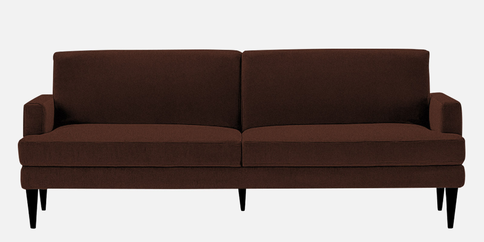 Zoya Fabric 3 Seater Convertable Sofa Cum Bed in Coffee Brown Colour