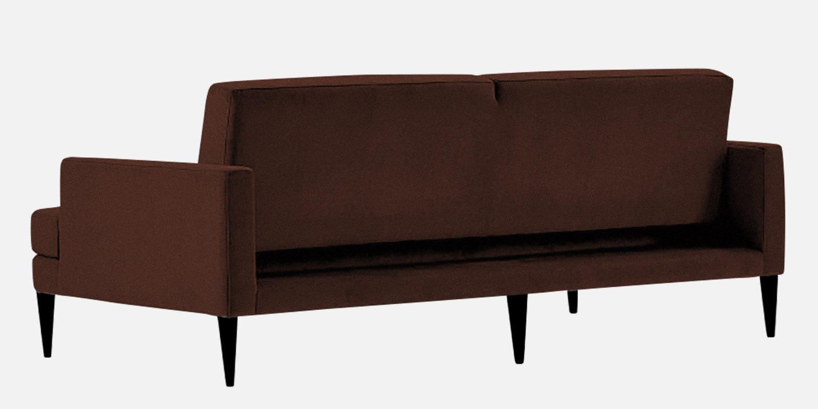 Zoya Fabric 3 Seater Convertable Sofa Cum Bed in Coffee Brown Colour