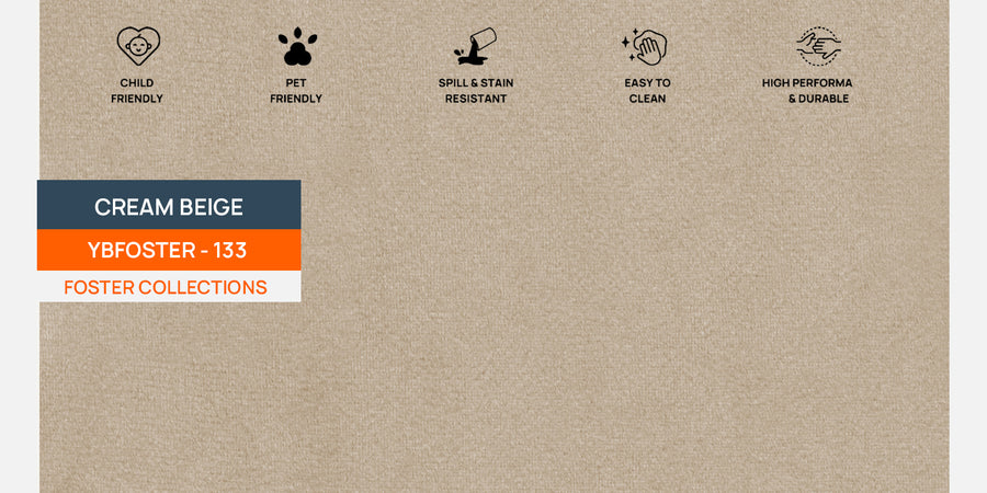 Hairo Velvet 3 Seater Sofa In Cream Beige Colour - Febonic Living