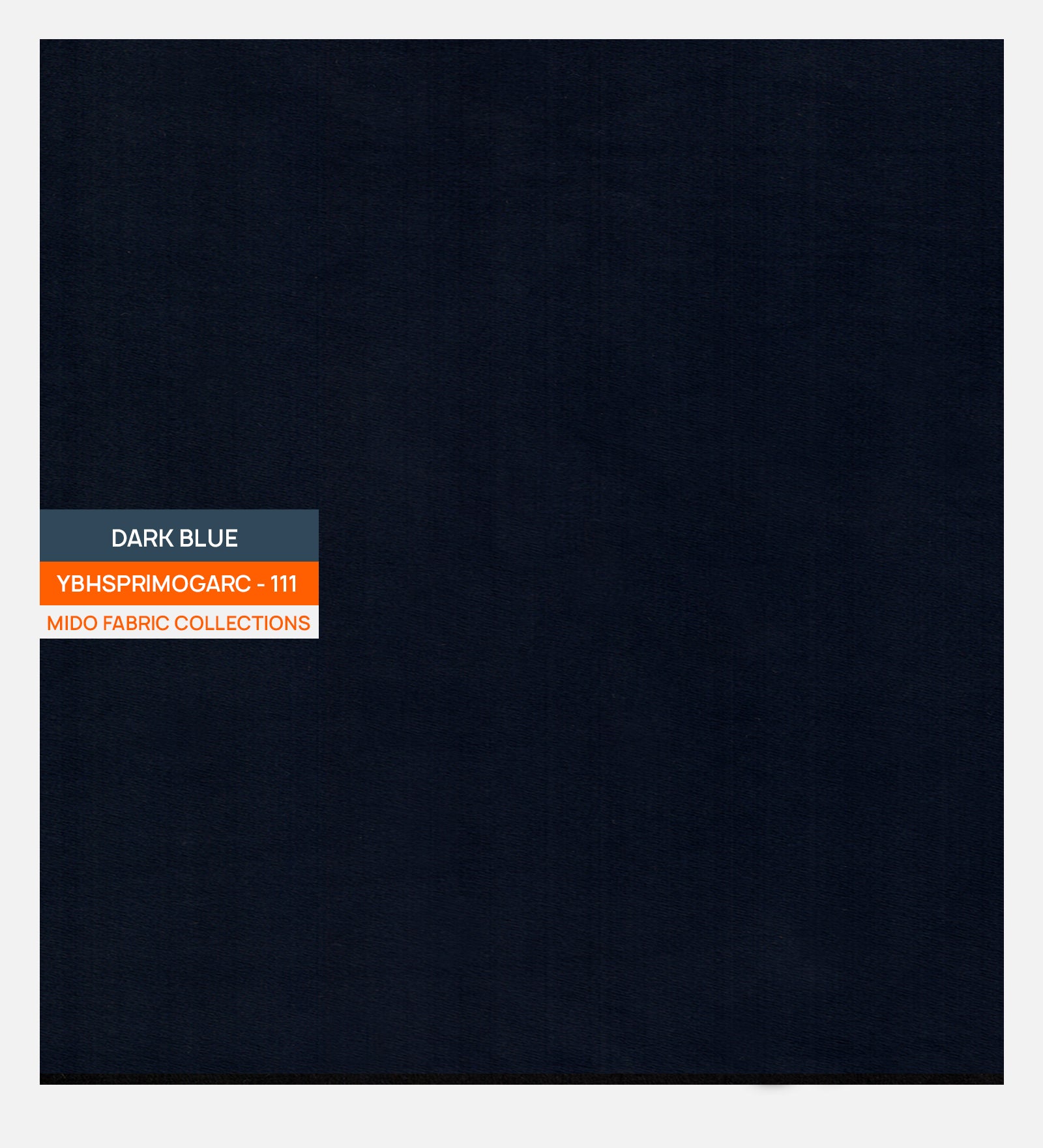 Dark Blue Mido Poly Cotton Fabric