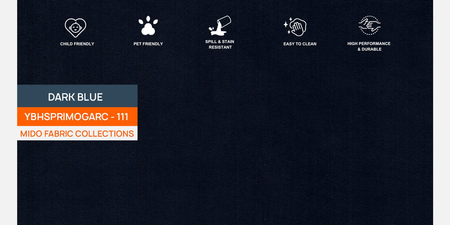 Bristo Velvet 2 Seater Sofa In Dark Blue Colour With Storage - Febonic Living