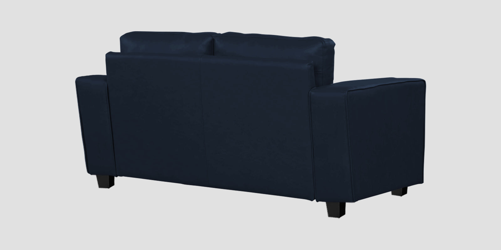 Darwin Leatherette 2 Seater Sofa In Berry Blue Colour - Febonic Living