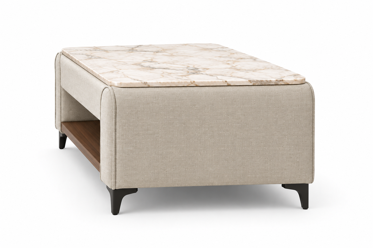 Daroox Coffee Table With Marble Top
