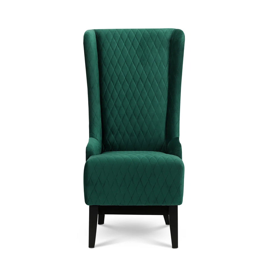 Devon Quilted Accent Chair In Teal Green Colour - Febonic Living