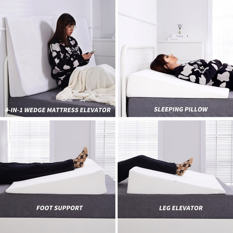 Maple Adjustable Headboard Wegde Pillow With Washable Cover - Febonic Living