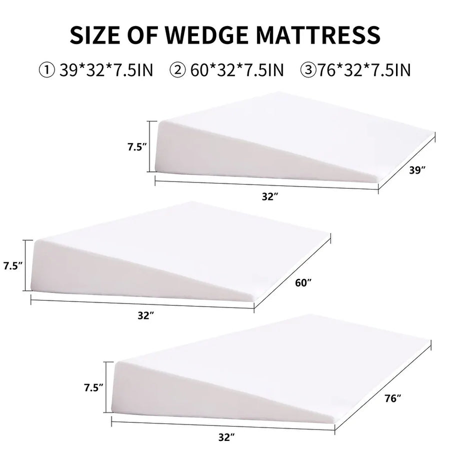 Maple Adjustable Headboard Wegde Pillow With Washable Cover - Febonic Living