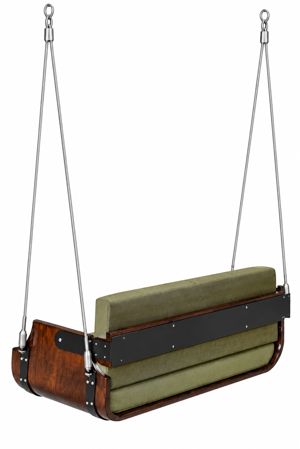 Erfin Sheesham Wood Swing In Provincial Teak Finish