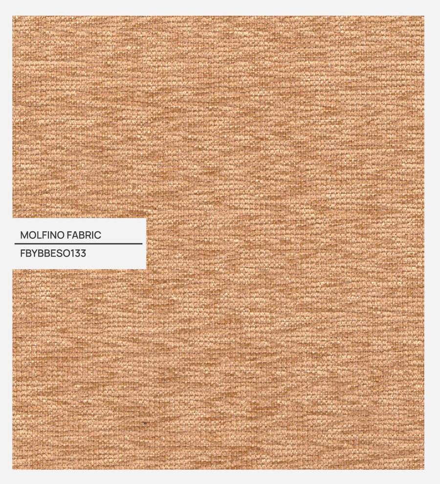 Marq Fabric Foot Stool In Cosmic Beige Colour - Febonic Living