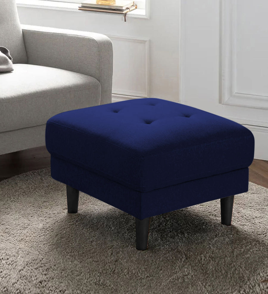 Marq Fabric Foot Stool In Royal Blue Colour - Febonic Living