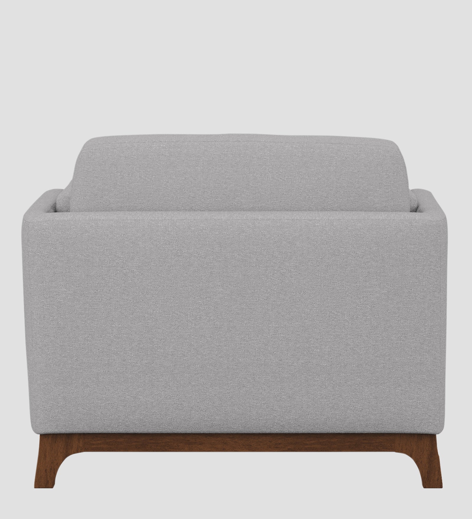 Candy Fabric 1 Seater Sofa In Dim Grey Colour