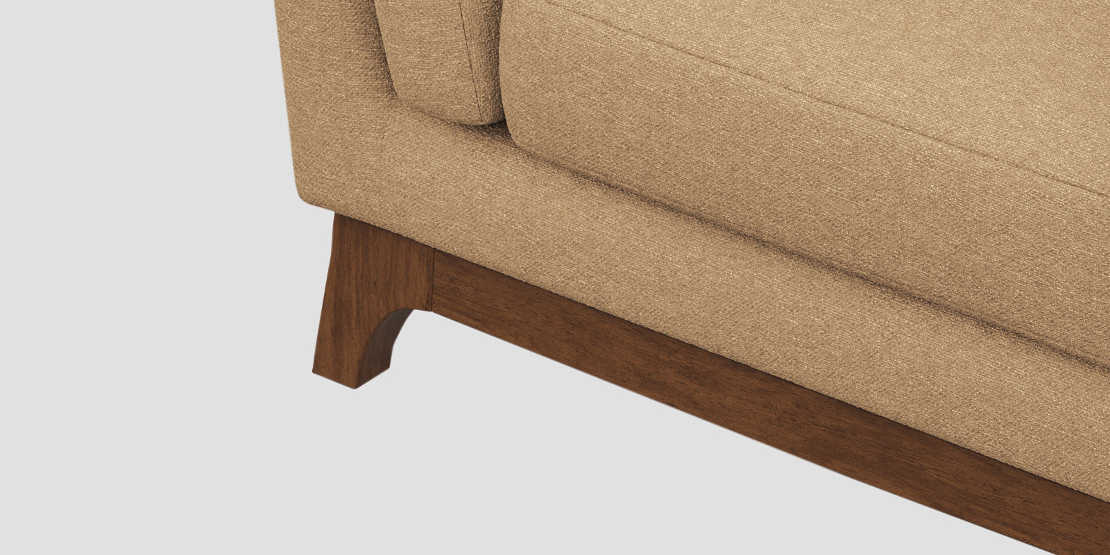 Candy Fabric 3 Seater Sofa In Copper Brown Colour